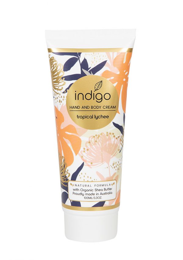 Indigo Organic Shea Butter Hand and Body Cream-Tropical Lychee