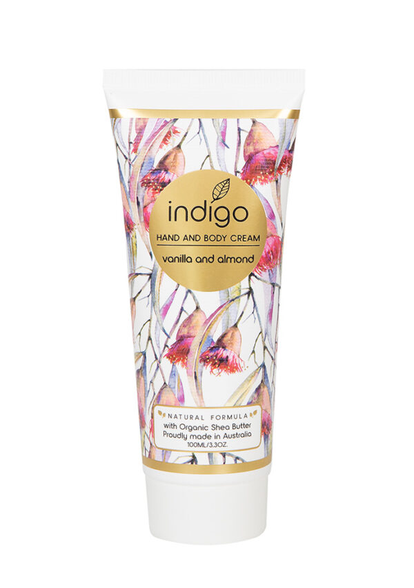 Indigo Organic Shea Butter Hand and Body Cream – Vanilla and Almond