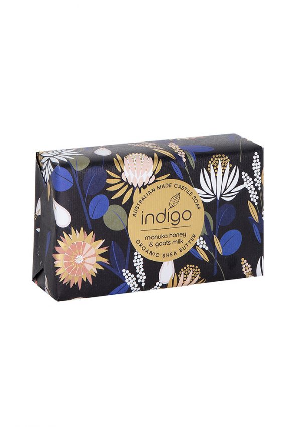 Indigo Organic Shea Butter Soap – Manuka Honey and Goats Milk