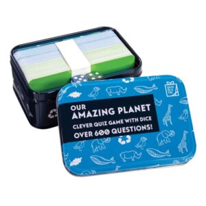 GIFTS FOR GROWN UPS – OUR AMAZING PLANET QUIZ GAME IN A TIN