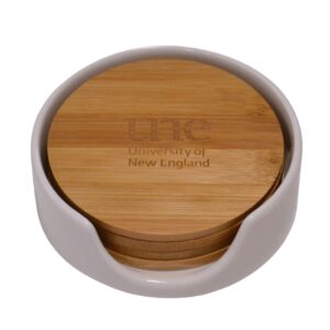 Bamboo UNE Coaster Set of 4